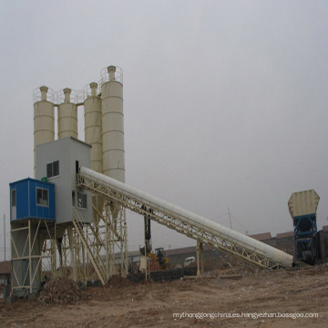 Exportar a Angola HZS90 Planta de lotes de concreto estacionarios